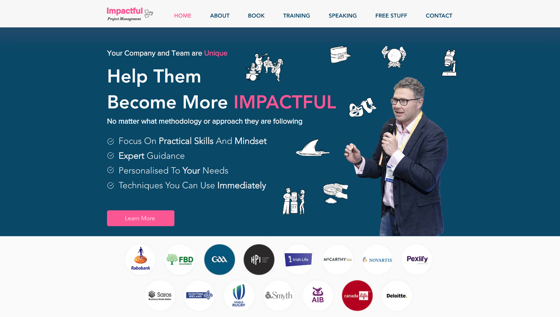 Impactful Project Management homepage